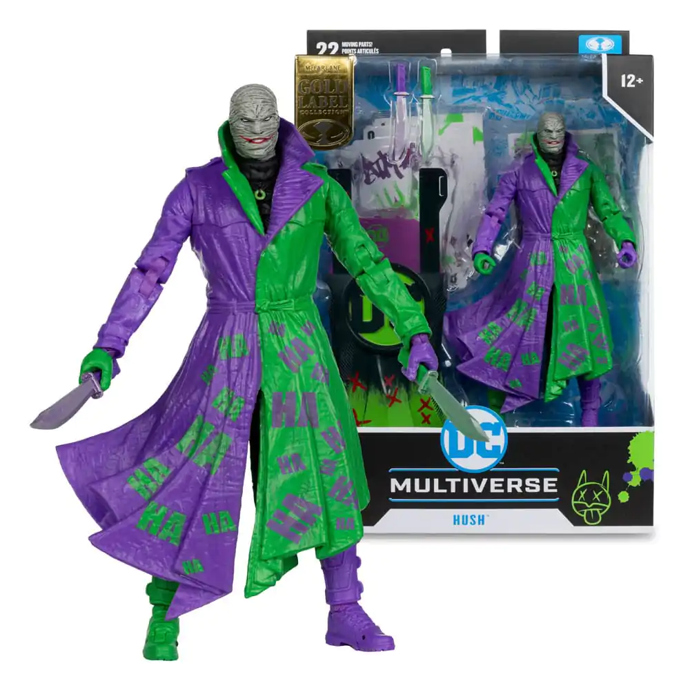 DC Multiverse Action Figure Hush (Batman: Hush) Jokerized (Gold Label) 18 cm product photo