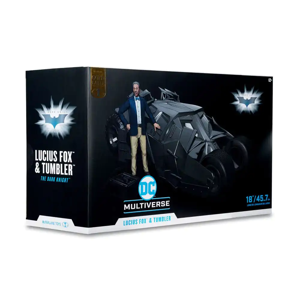 DC Multiverse Vehicle Tumbler with Lucuis Fox (The Dark Knight) (Gold Label) product photo