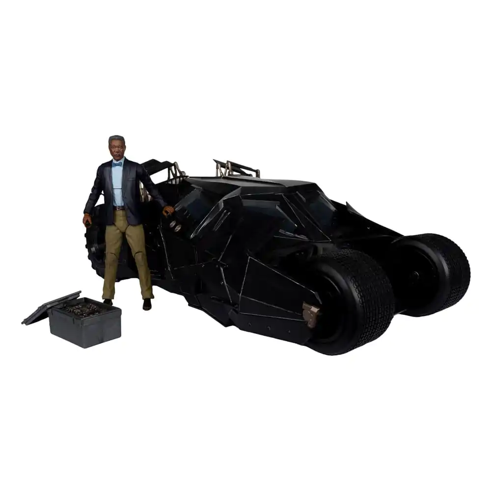 DC Multiverse Vehicle Tumbler with Lucuis Fox (The Dark Knight) (Gold Label) product photo