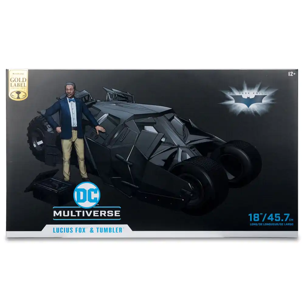 DC Multiverse Vehicle Tumbler with Lucuis Fox (The Dark Knight) (Gold Label) product photo