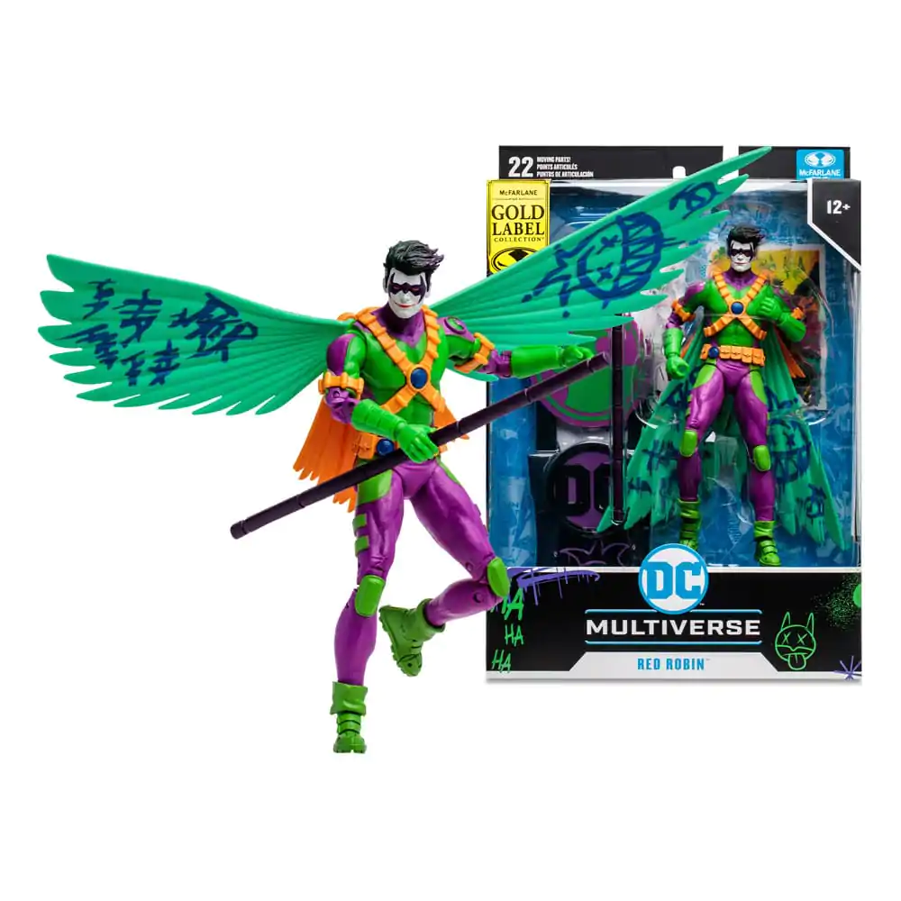 DC Multiverse Action Figure Jokerized Red Robin (New 52) (Gold Label) 18 cm termékfotó