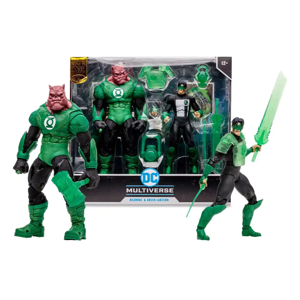 DC Multiverse Action Figure 2-Pack Kilowog &amp; Green Lantern (Gold Label) 18 cm product photo