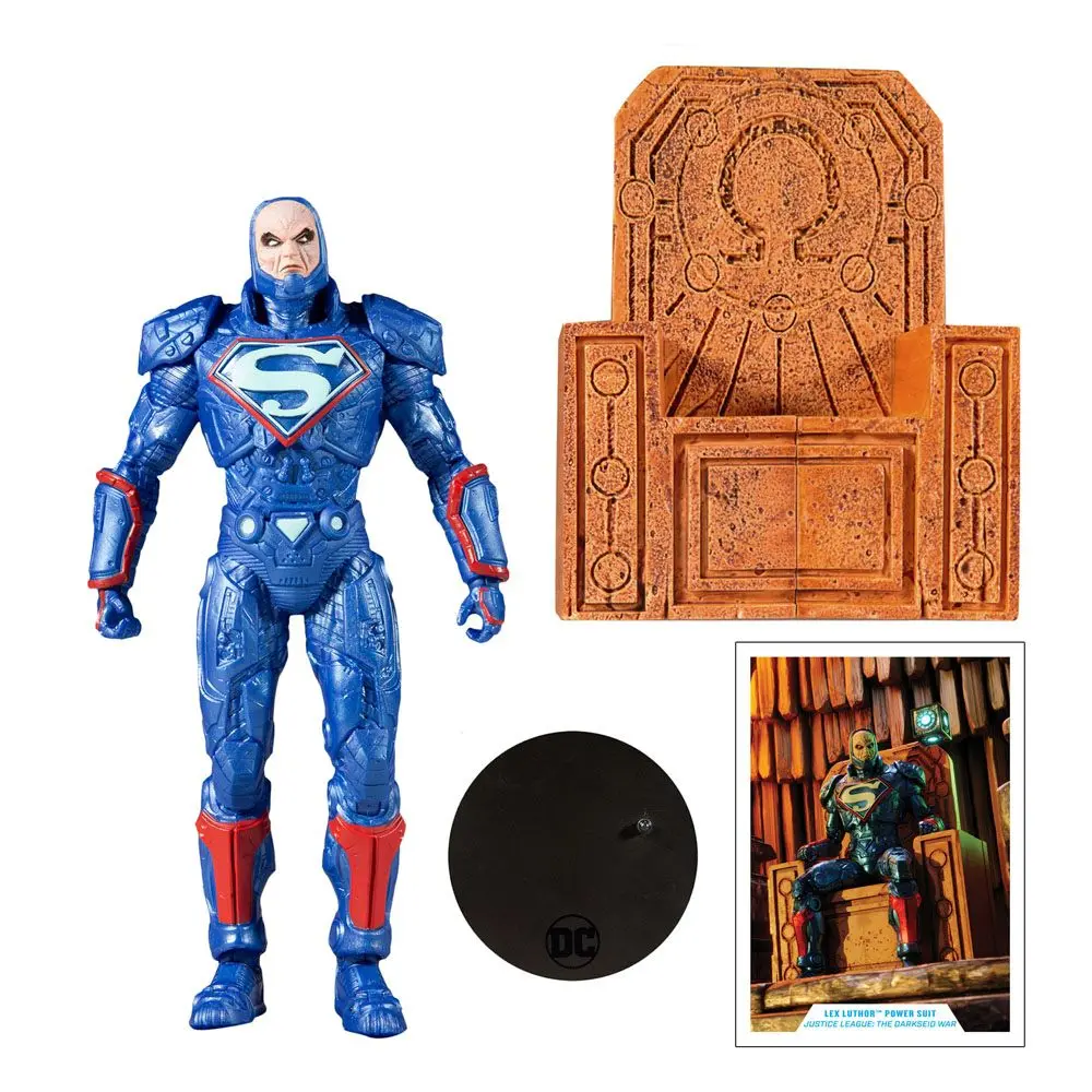 DC Multiverse Action Figure Lex Luthor Power Suit Justice League: The Darkseid War 18 cm product photo
