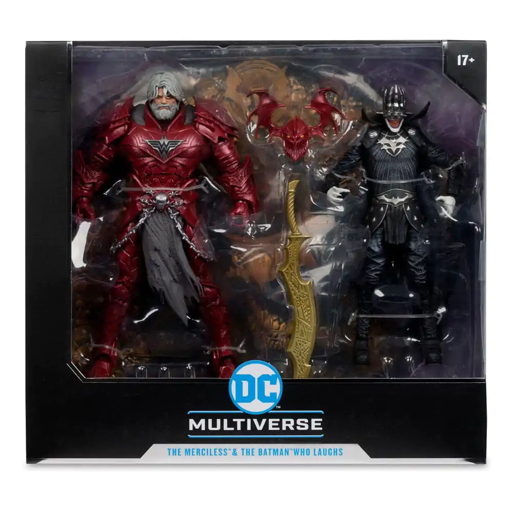 DC Multiverse McFarlane Collector Edition Action Figure 2-Pack #04 Batman who laughs (Knight Armor) & Merciless (Dark Multiverse)  18 cm product photo