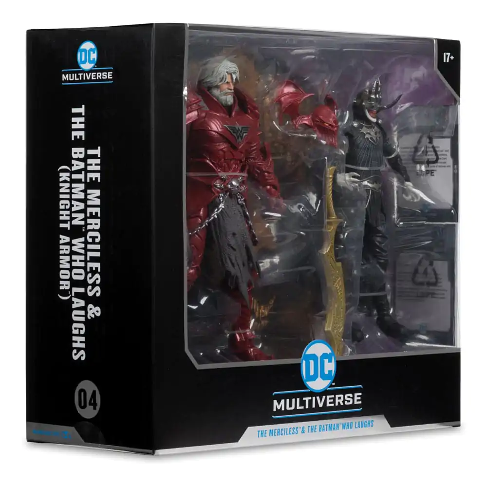 DC Multiverse McFarlane Collector Edition Action Figure 2-Pack #04 Batman who laughs (Knight Armor) & Merciless (Dark Multiverse)  18 cm product photo