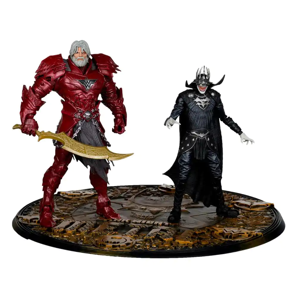 DC Multiverse McFarlane Collector Edition Action Figure 2-Pack #04 Batman who laughs (Knight Armor) & Merciless (Dark Multiverse)  18 cm product photo