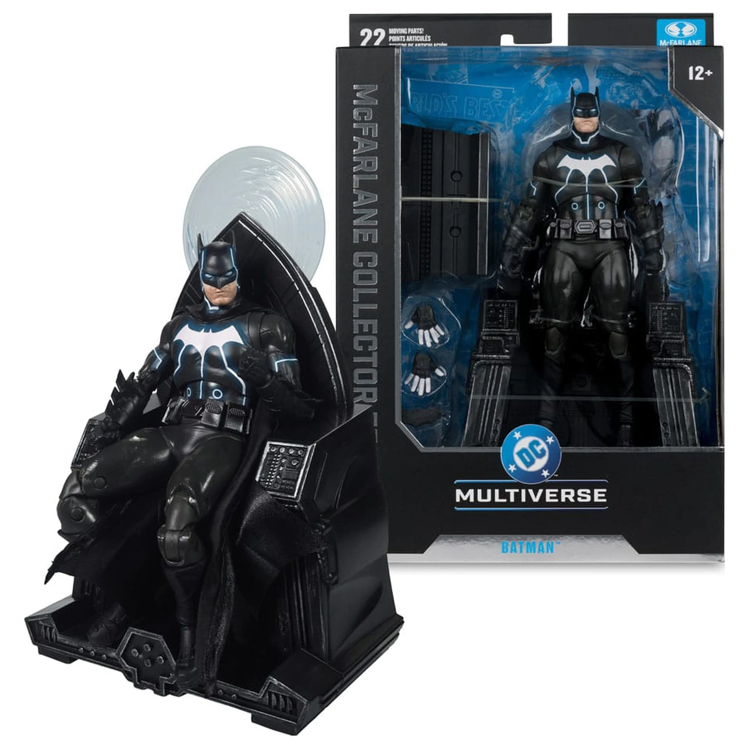 DC Multiverse McFarlane Collector Edition Action Figure #47 Batman & Mobius Chair (Darkseid War) 18 cm product photo