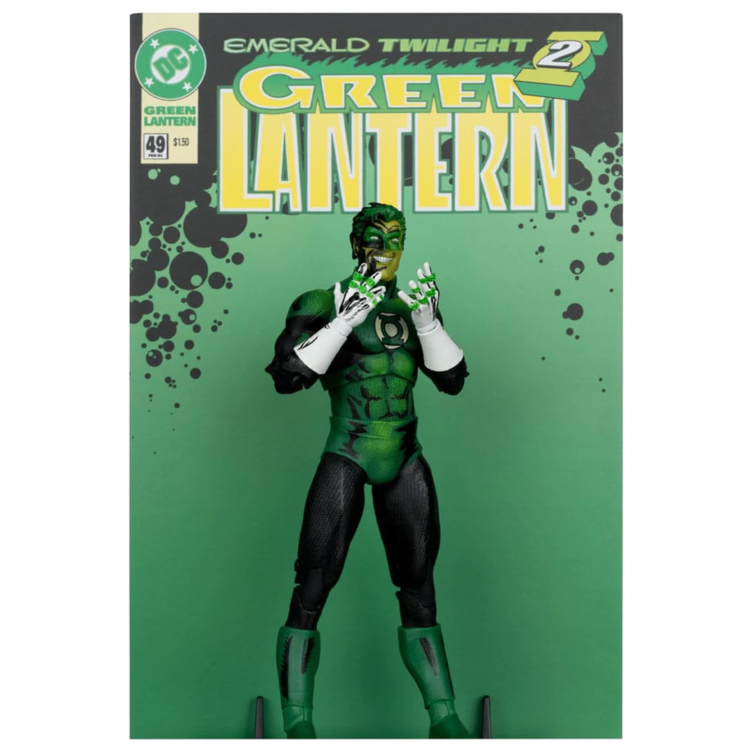 DC Multiverse McFarlane Cover Recreations Action Figure Green Lantern (Emerald Twilight) (Gold Label) 18 cm product photo