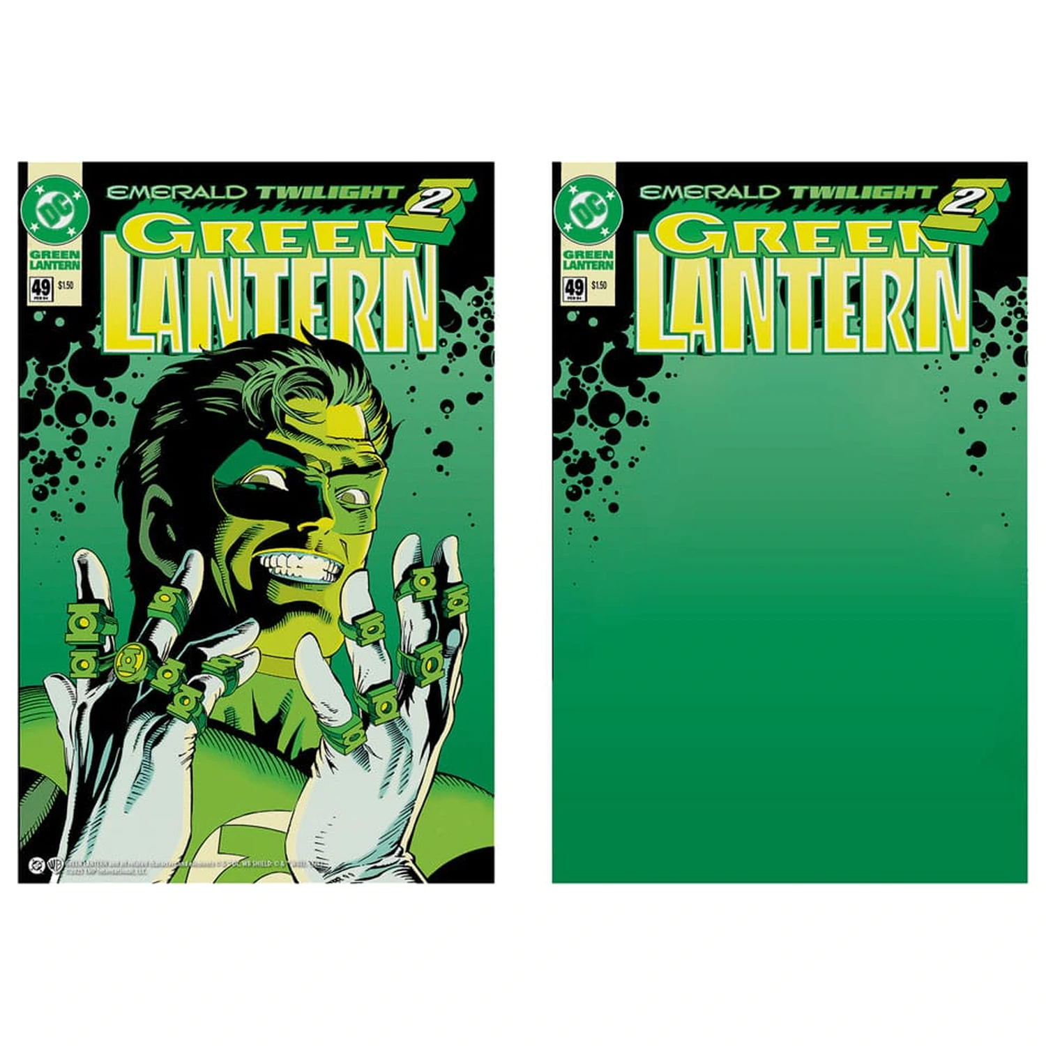 DC Multiverse McFarlane Cover Recreations Action Figure Green Lantern (Emerald Twilight) (Gold Label) 18 cm product photo