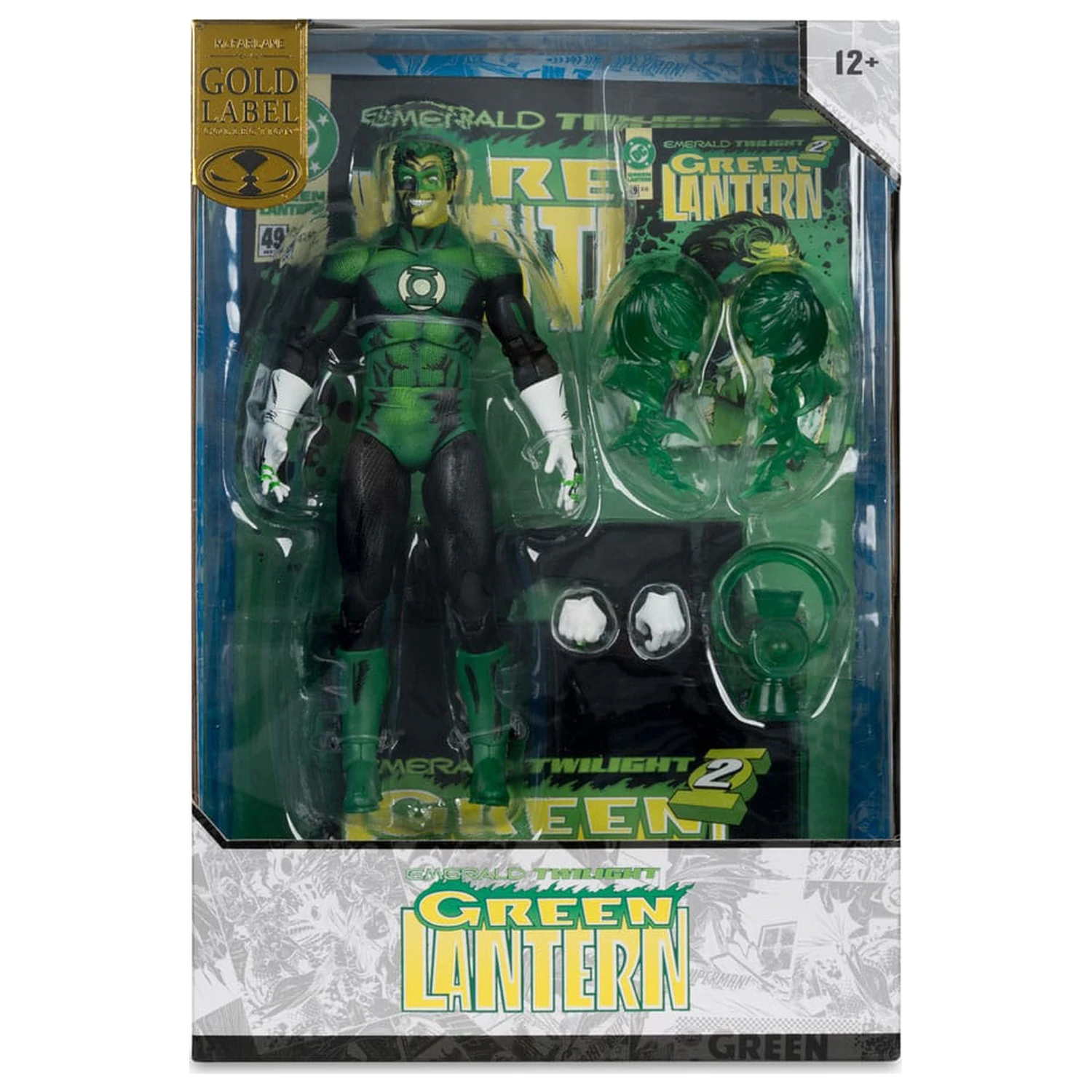 DC Multiverse McFarlane Cover Recreations Action Figure Green Lantern (Emerald Twilight) (Gold Label) 18 cm product photo