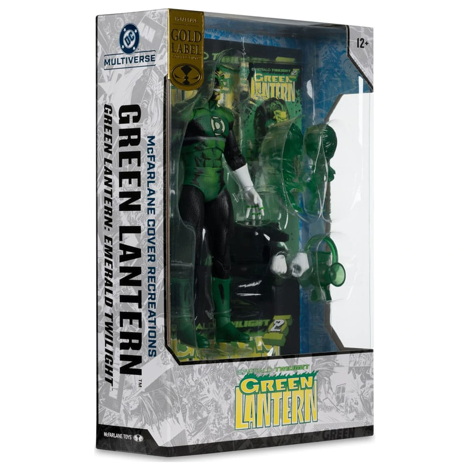 DC Multiverse McFarlane Cover Recreations Action Figure Green Lantern (Emerald Twilight) (Gold Label) 18 cm product photo