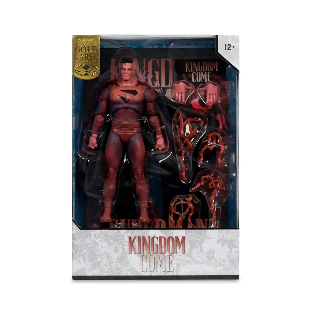 DC Multiverse McFarlane Cover Recreations Action Figure Superman (Kingdom Come) (Gold Label) 18 cm product photo