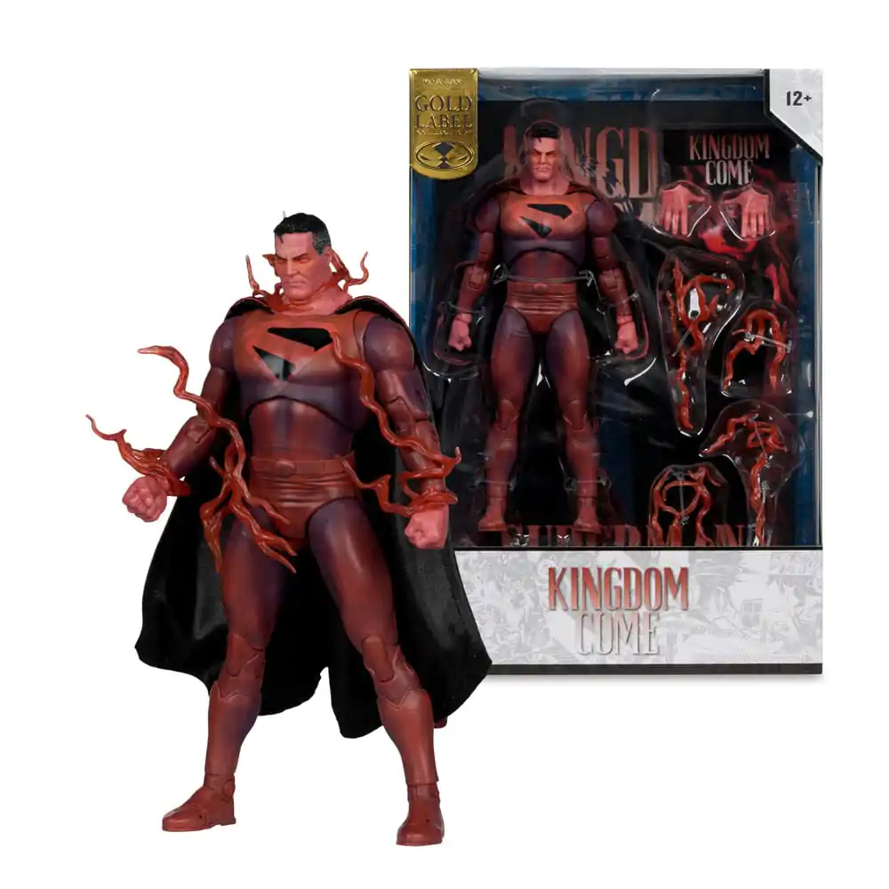 DC Multiverse McFarlane Cover Recreations Action Figure Superman (Kingdom Come) (Gold Label) 18 cm product photo