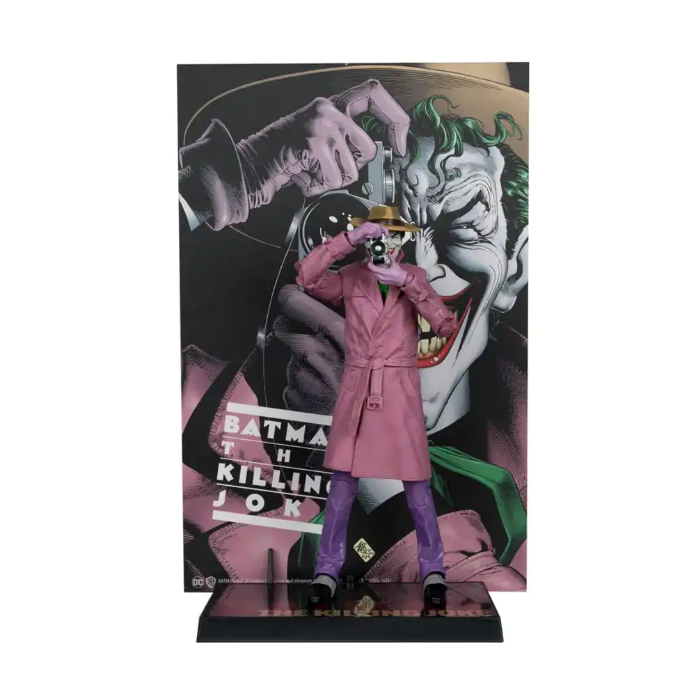 DC Multiverse McFarlane Cover Recreations Action Figure The Joker (Batman: The Killing Joke) (Gold Label) 18 cm product photo