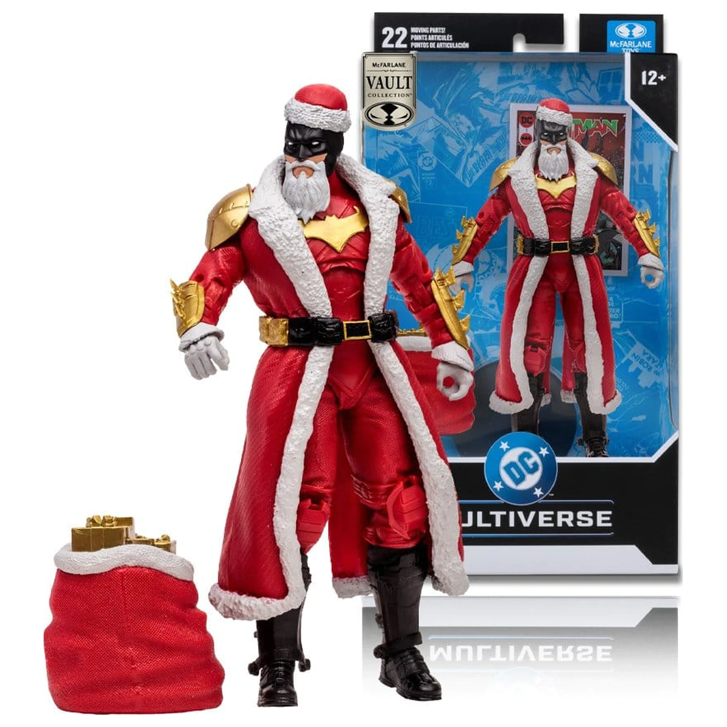 DC Multiverse McFarlane Vault Collection Action Figure Batman (Red Santa Suit) 18 cm product photo
