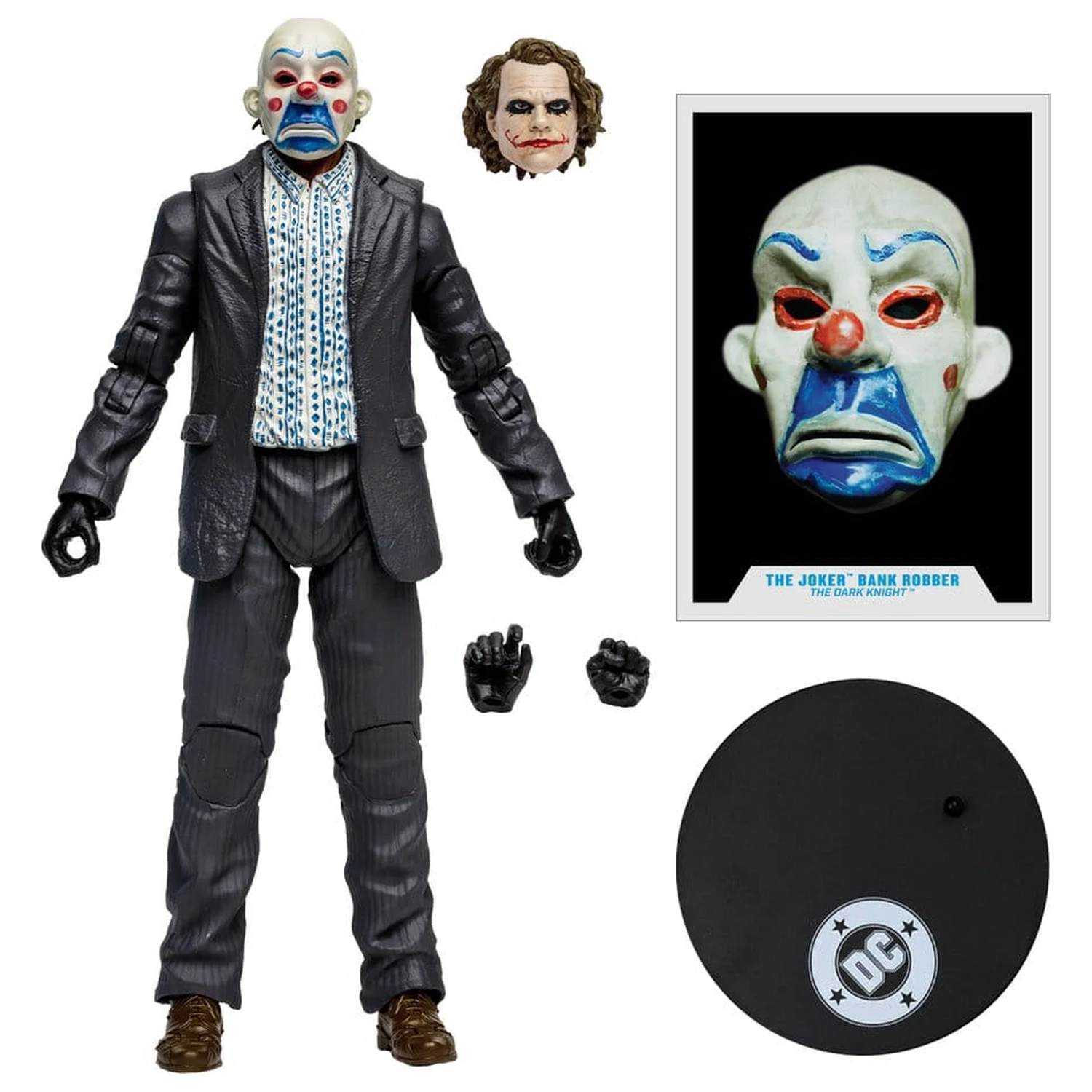 DC Multiverse McFarlane Vault Collection Action Figure The Joker (Bank Robber) (The Dark Knight) 18 cm product photo