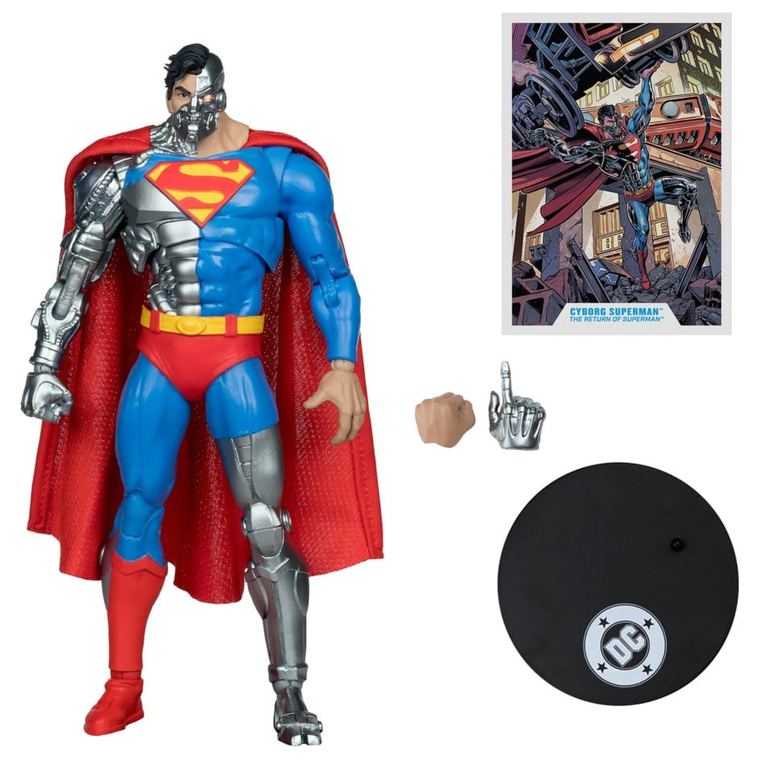 DC Multiverse McFarlane Vault Collection Action Figure Cyborg Superman (Revenge of the Green Lanterns) 18 cm product photo