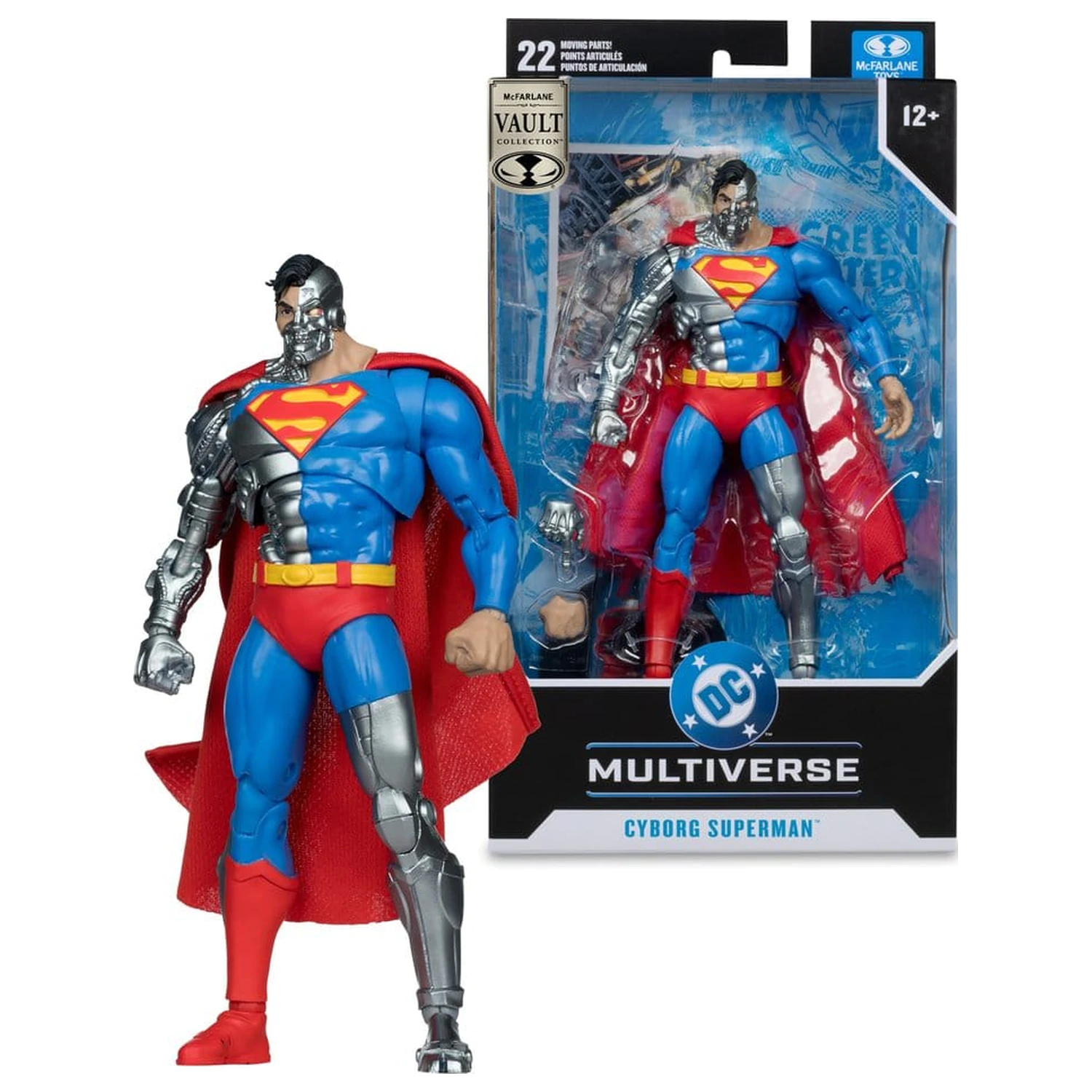 DC Multiverse McFarlane Vault Collection Action Figure Cyborg Superman (Revenge of the Green Lanterns) 18 cm product photo