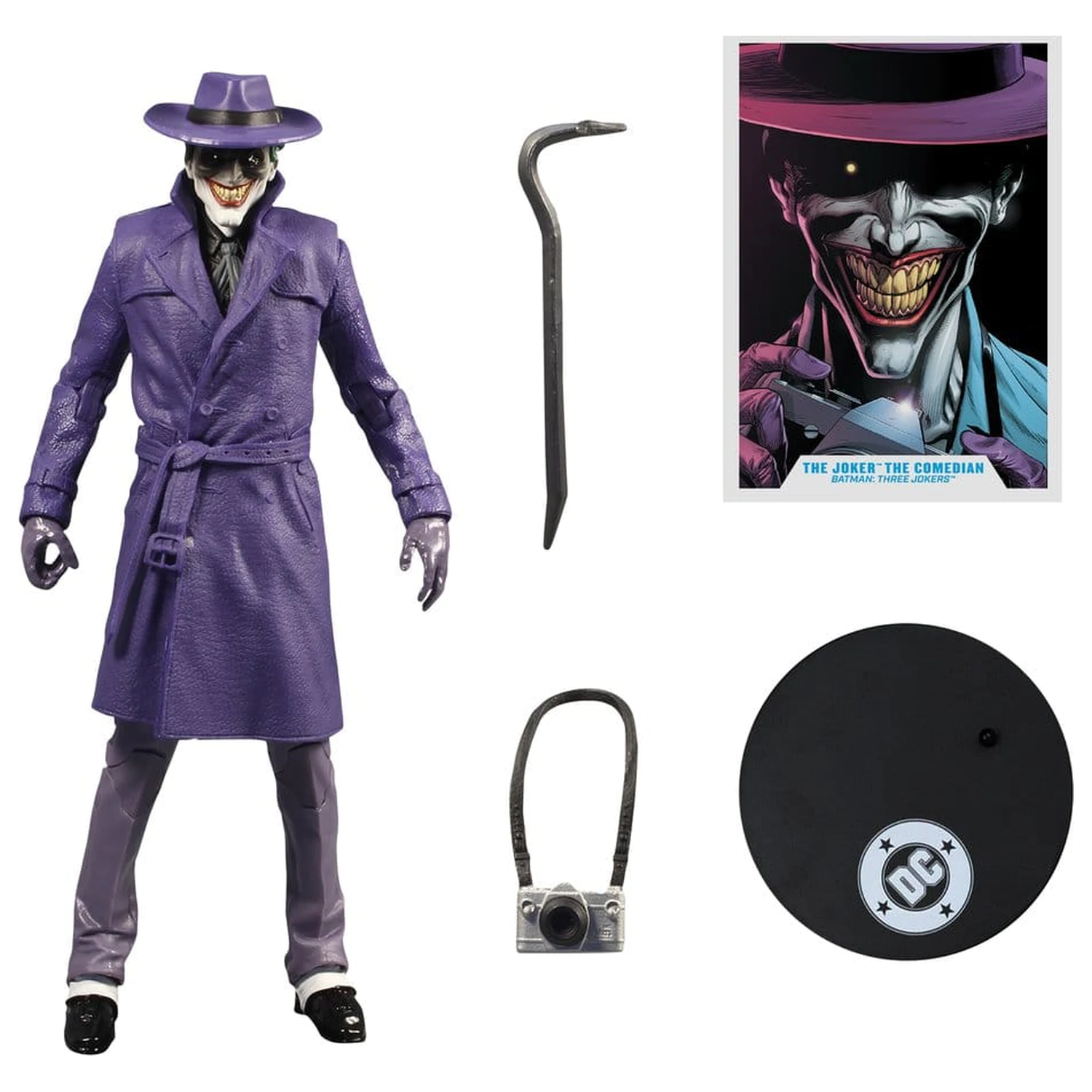 DC Multiverse McFarlane Vault Collection Action Figure The Joker (The Comedian) (Batman: Three Jokers) 18 cm product photo