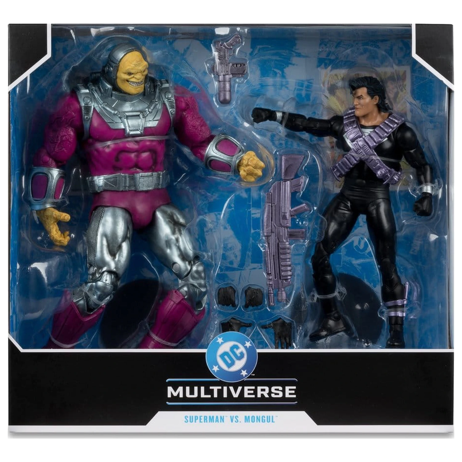 DC Multiverse Megafig Action Figure 2-Pack Mongul vs Superman (Return of Superman) product photo