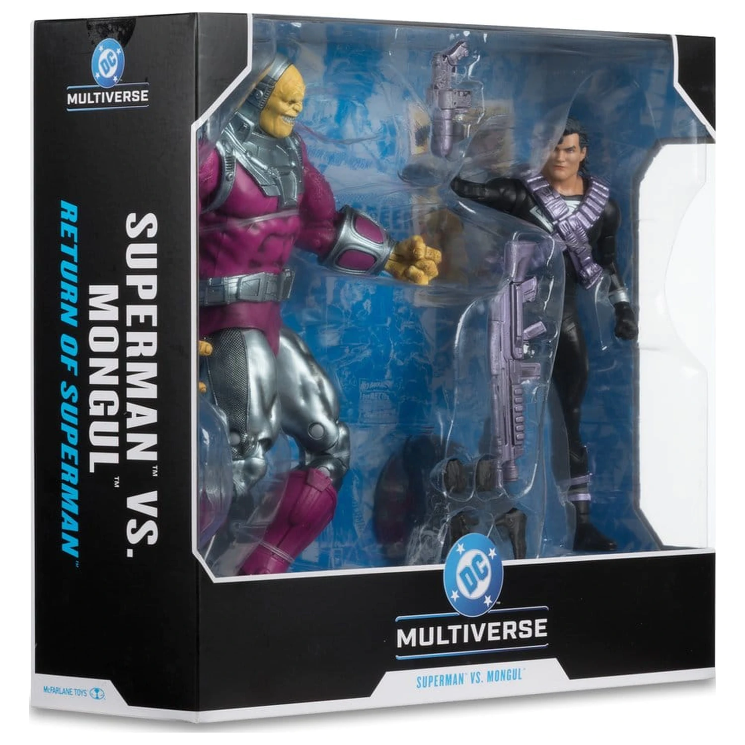 DC Multiverse Megafig Action Figure 2-Pack Mongul vs Superman (Return of Superman) product photo