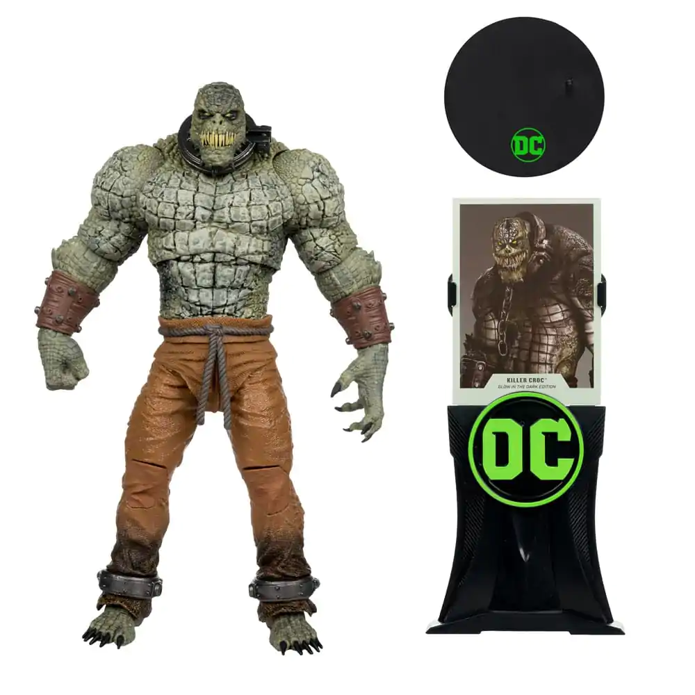 DC Multiverse Megafig Action Figure Killer Croc (GITD) (Gold Label) 30 cm product photo