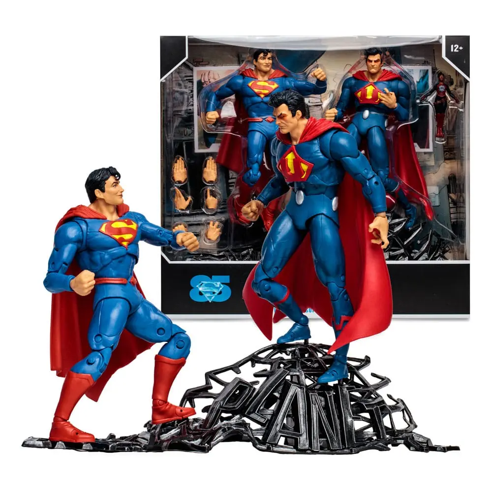 DC Multiverse Multipack Action Figure Superman vs Superman of Earth-3 (Gold Label) 18 cm termékfotó