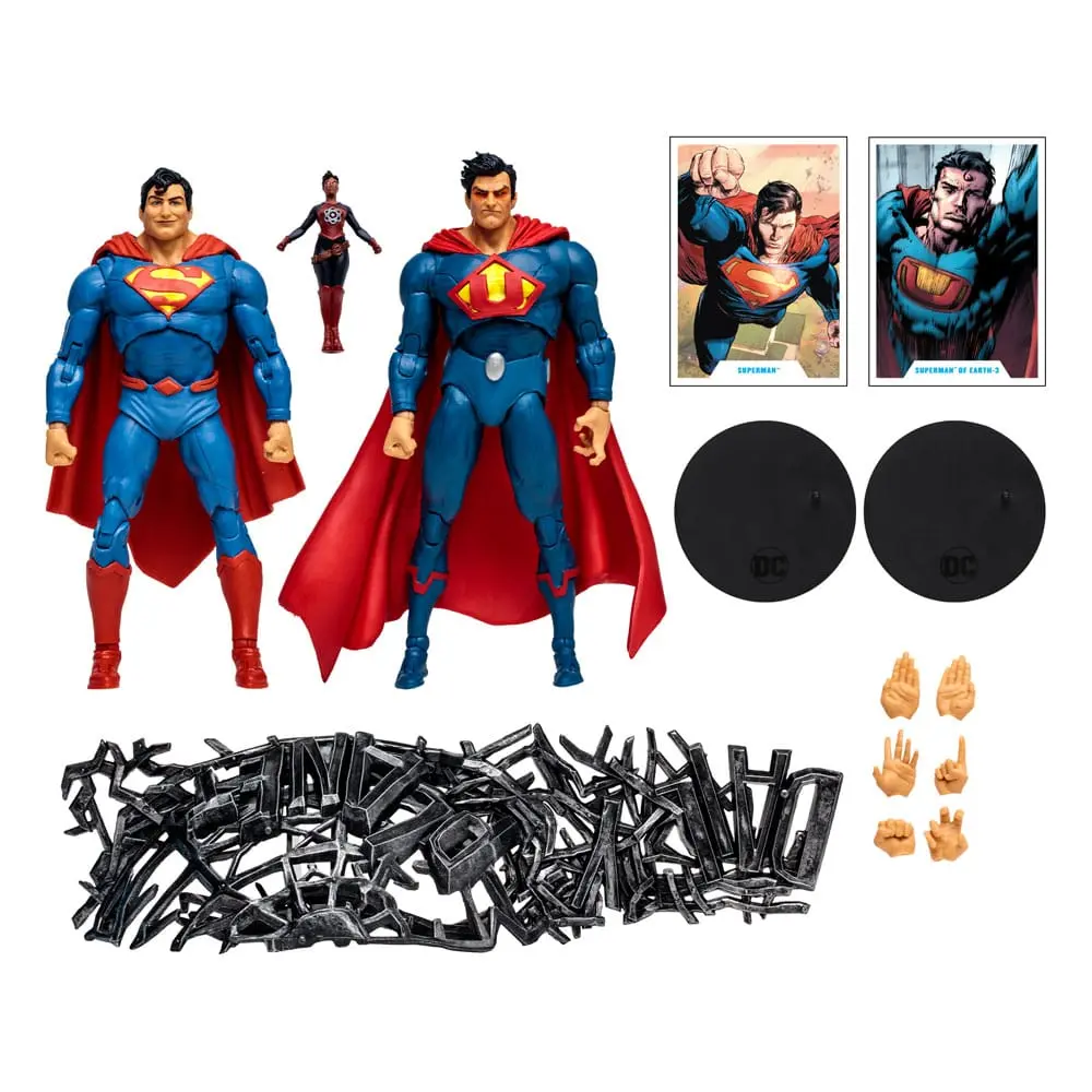 DC Multiverse Multipack Action Figure Superman vs Superman of Earth-3 (Gold Label) 18 cm termékfotó