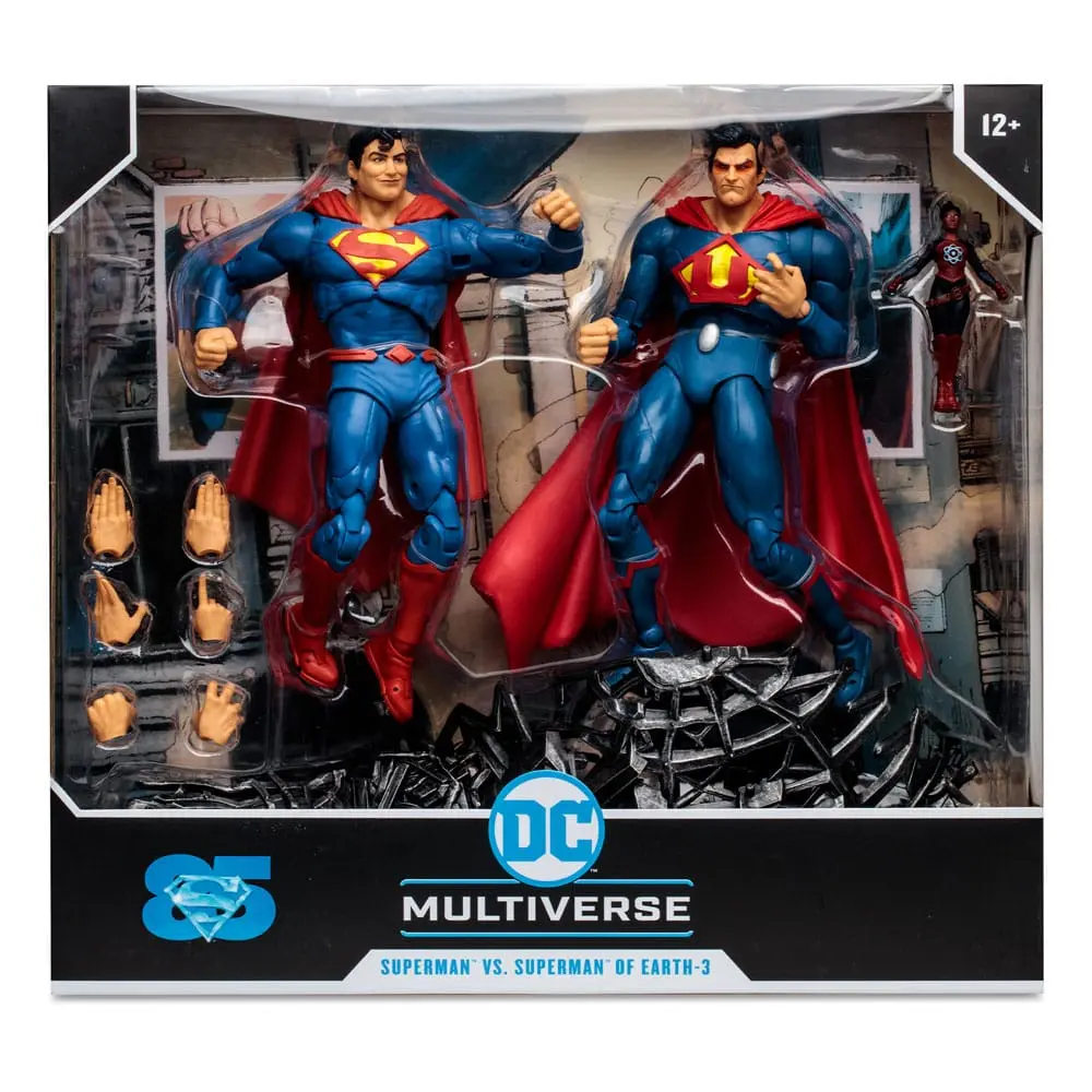 DC Multiverse Multipack Action Figure Superman vs Superman of Earth-3 (Gold Label) 18 cm termékfotó