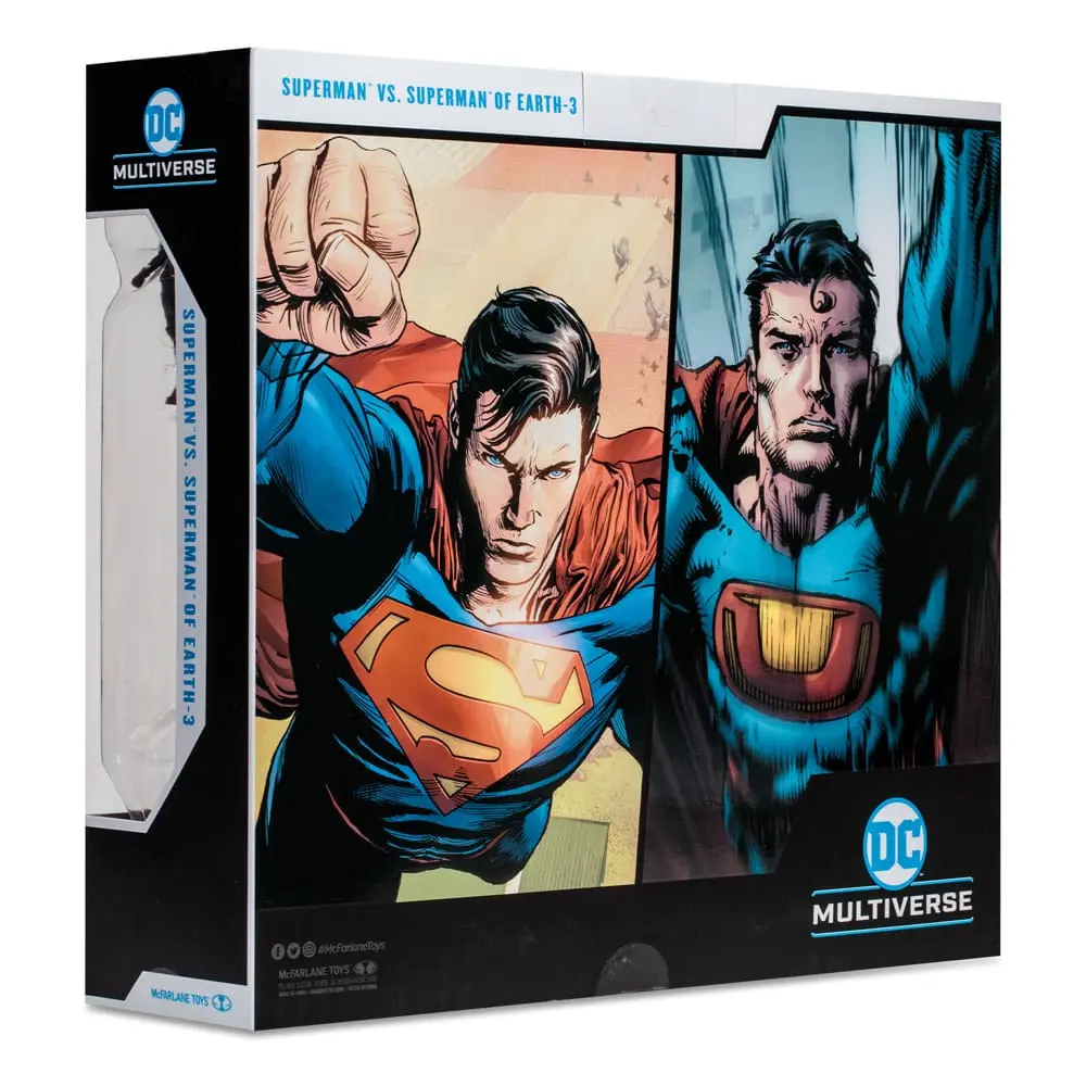 DC Multiverse Multipack Action Figure Superman vs Superman of Earth-3 (Gold Label) 18 cm termékfotó