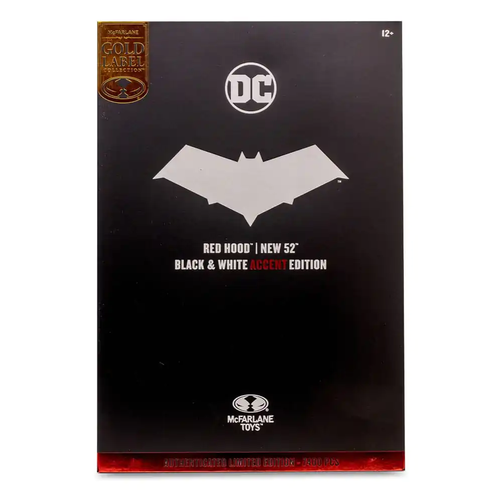 DC Multiverse Action Figure Red Hood (The New 52) Black &amp; White Accent Edition (Gold Label) 18 cm product photo