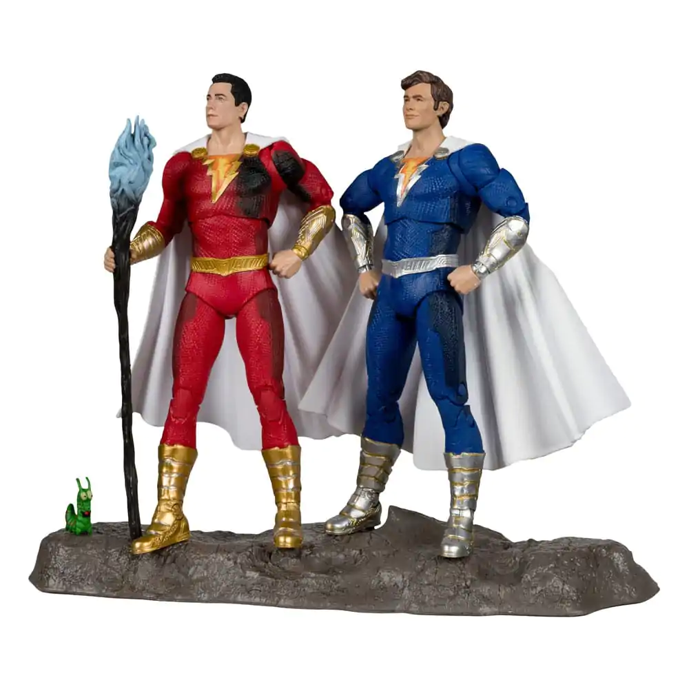 DC Multiverse Action Figures Pack of 2 Shazam (Battle Damage) & Freddie Freeman (Gold Label) 18 cm termékfotó