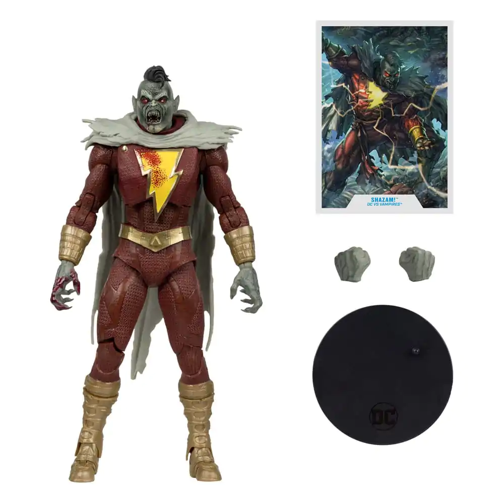 DC Multiverse Action Figure Shazam (DC vs Vampires) Gold Label 18 cm termékfotó