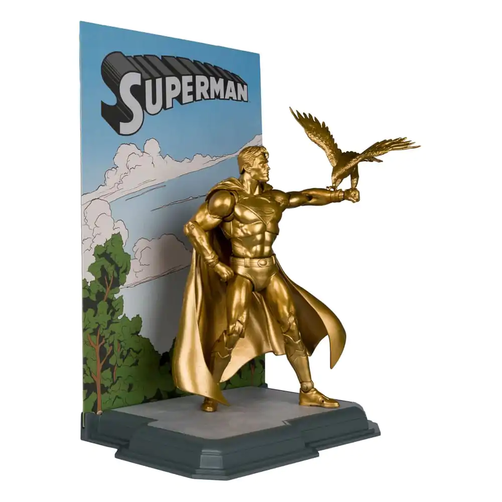 DC Multiverse Action Figure Superman (Centennial Park Tribute Statue) Gold Label 18 cm product photo