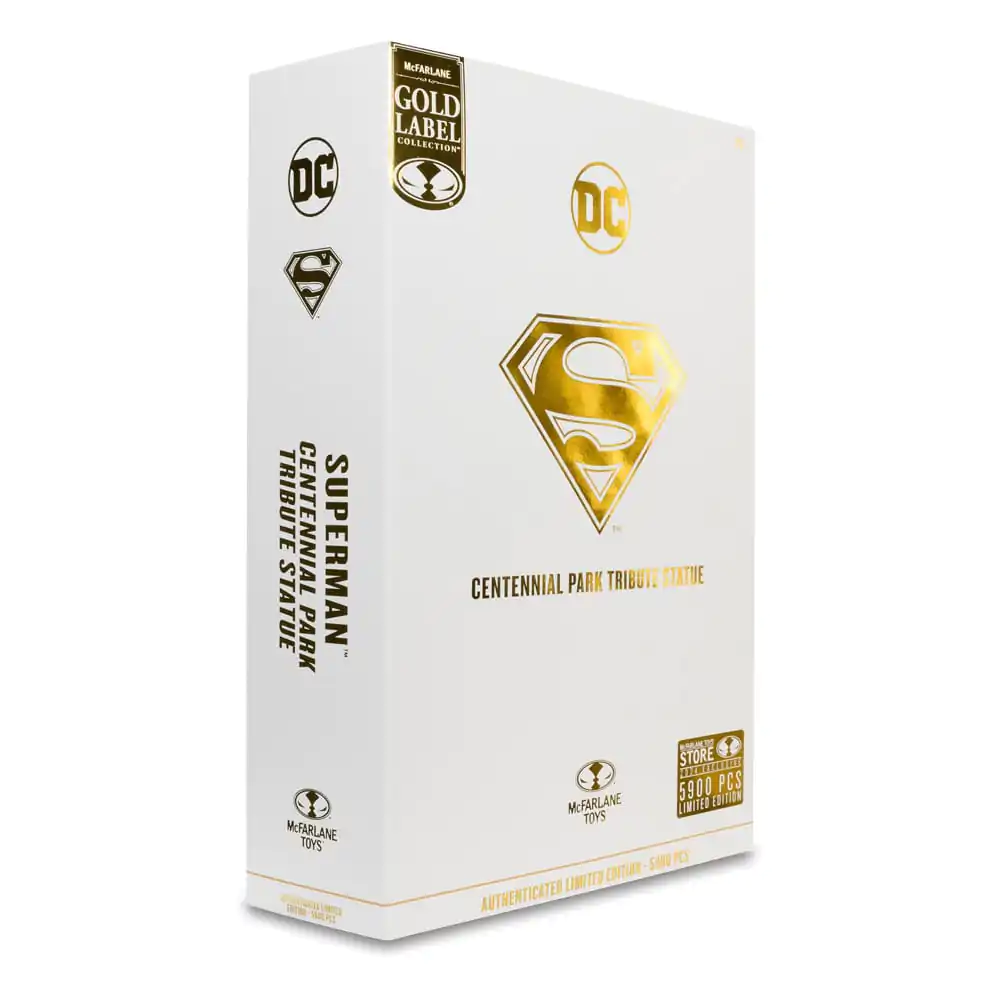 DC Multiverse Action Figure Superman (Centennial Park Tribute Statue) Gold Label 18 cm product photo