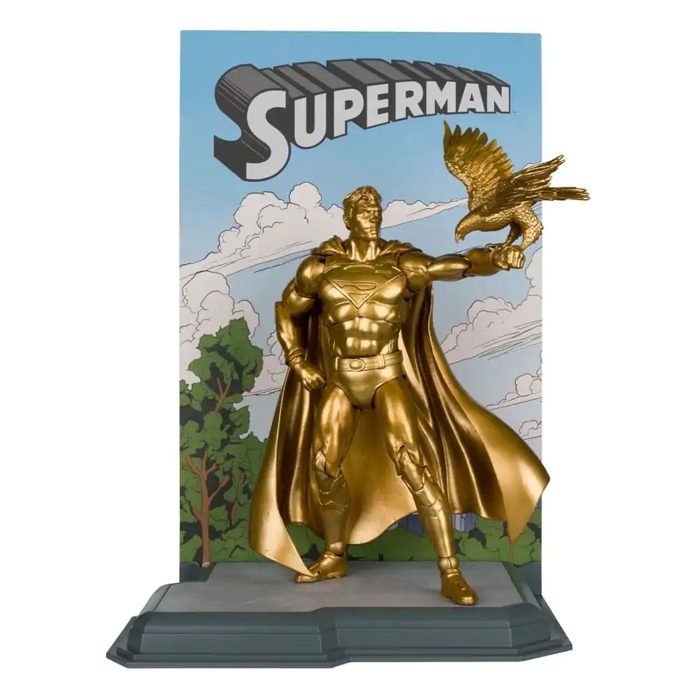 DC Multiverse Action Figure Superman (Centennial Park Tribute Statue) Gold Label 18 cm product photo