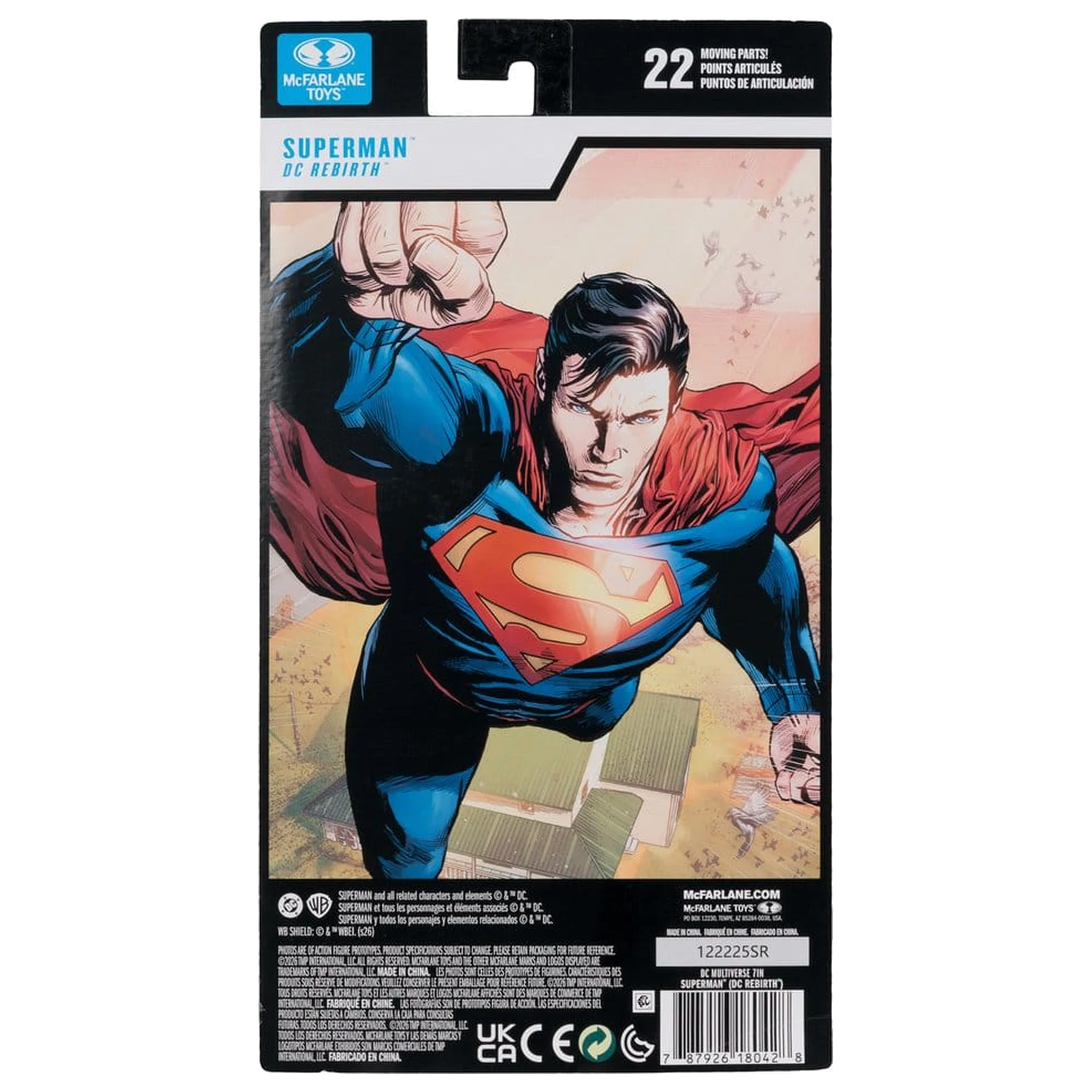 DC Multiverse Action Figure Superman (Rebirth) (Blister Card) 18 cm product photo