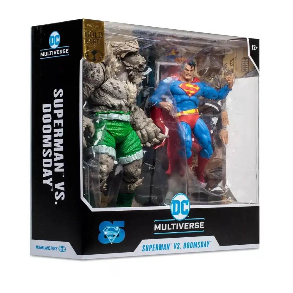 DC Multiverse Action Figures Superman vs Doomsday (Gold Label) 18 cm product photo