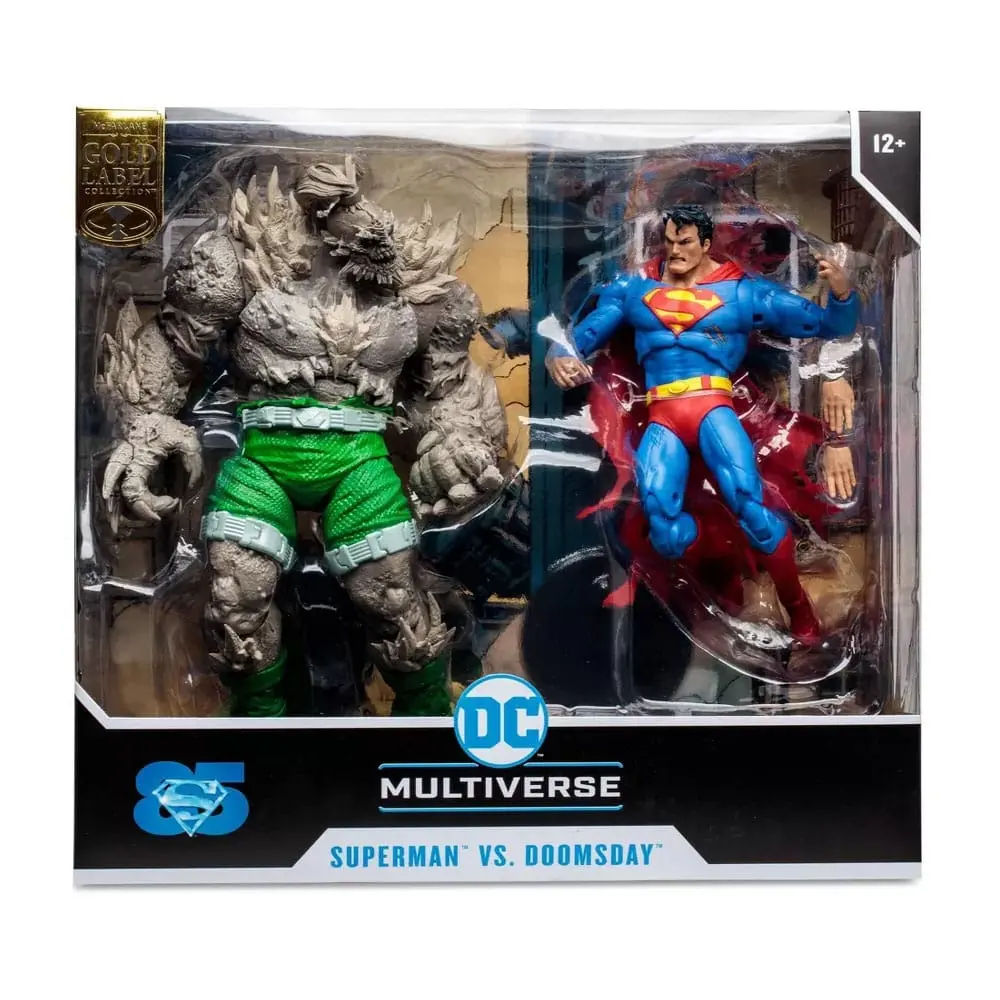 DC Multiverse Action Figures Superman vs Doomsday (Gold Label) 18 cm product photo