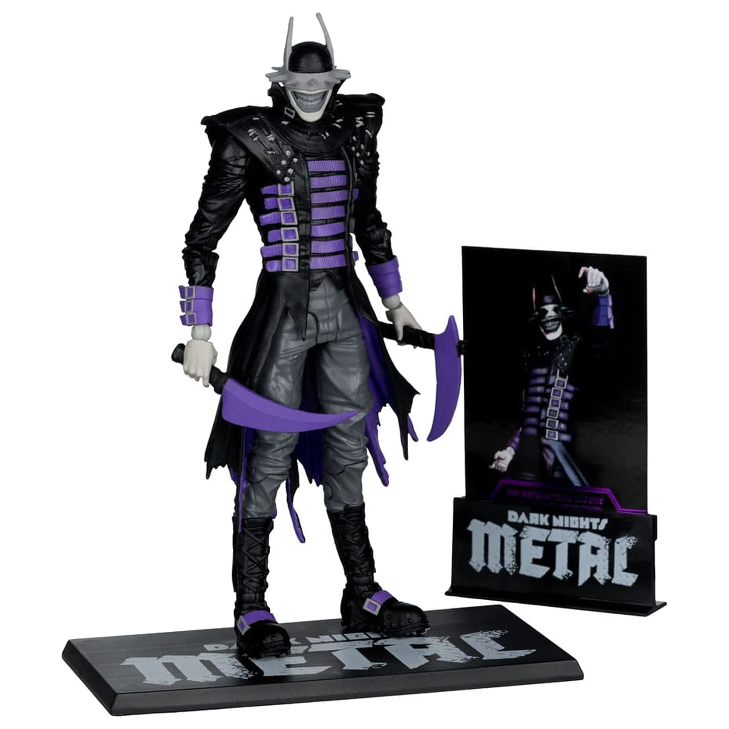 DC Multiverse Action Figure The Batman Who Laughs (B&W with accent) (Gold Label) 18 cm product photo