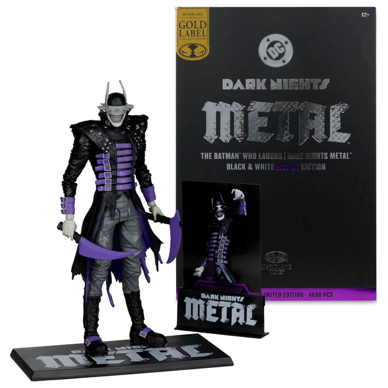 DC Multiverse Action Figure The Batman Who Laughs (B&W with accent) (Gold Label) 18 cm product photo