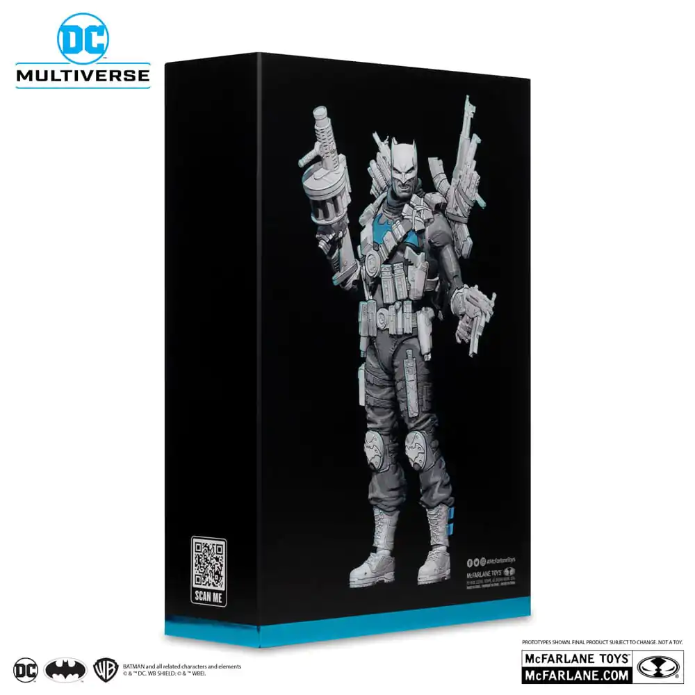 DC Multiverse Action Figure The Grim Knight (Dark Nights Metal) (Black & White Accent Edition) (Gold Label) 18 cm product photo