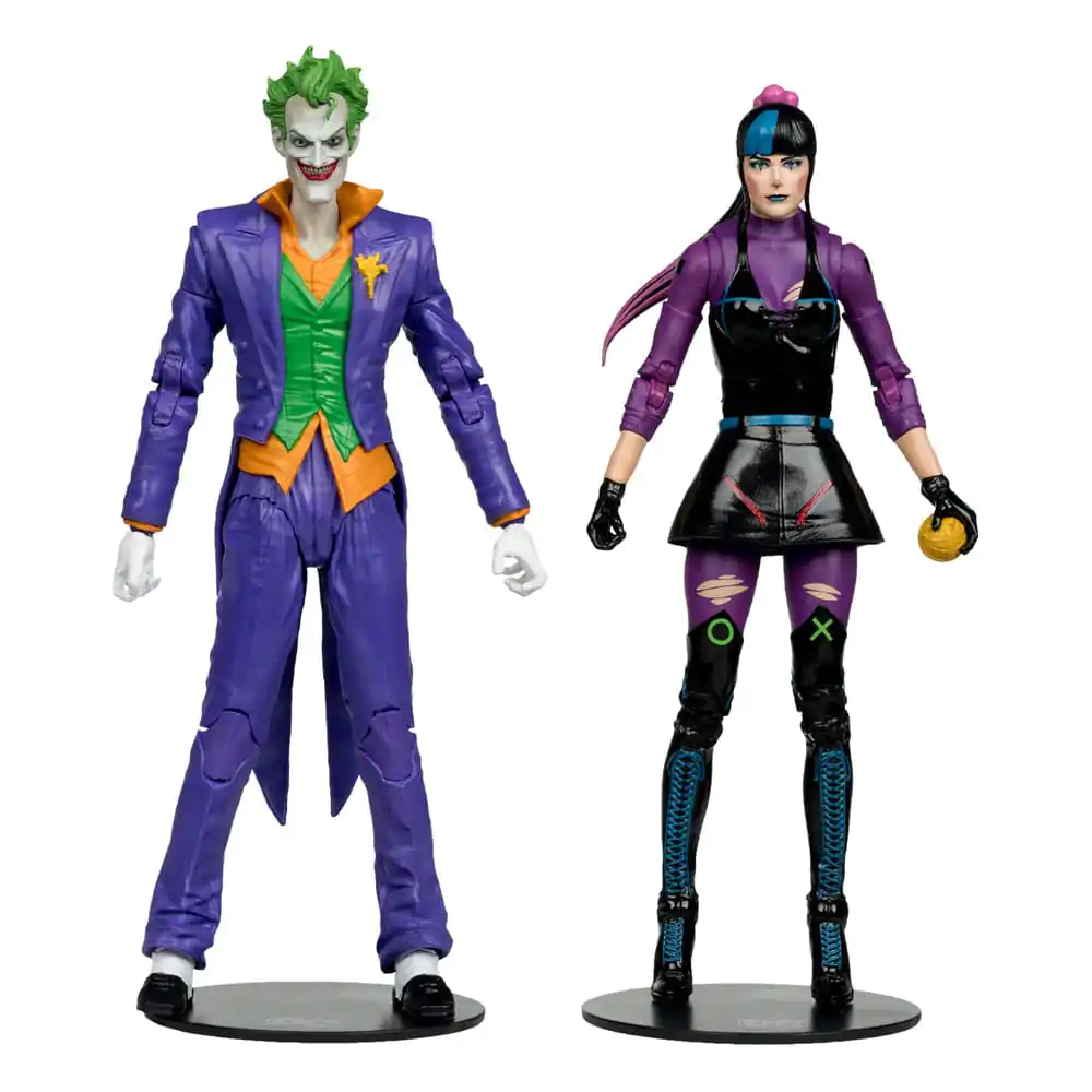 DC Multiverse Action Figures Pack of 2 The Joker & Punchline 18 cm product photo