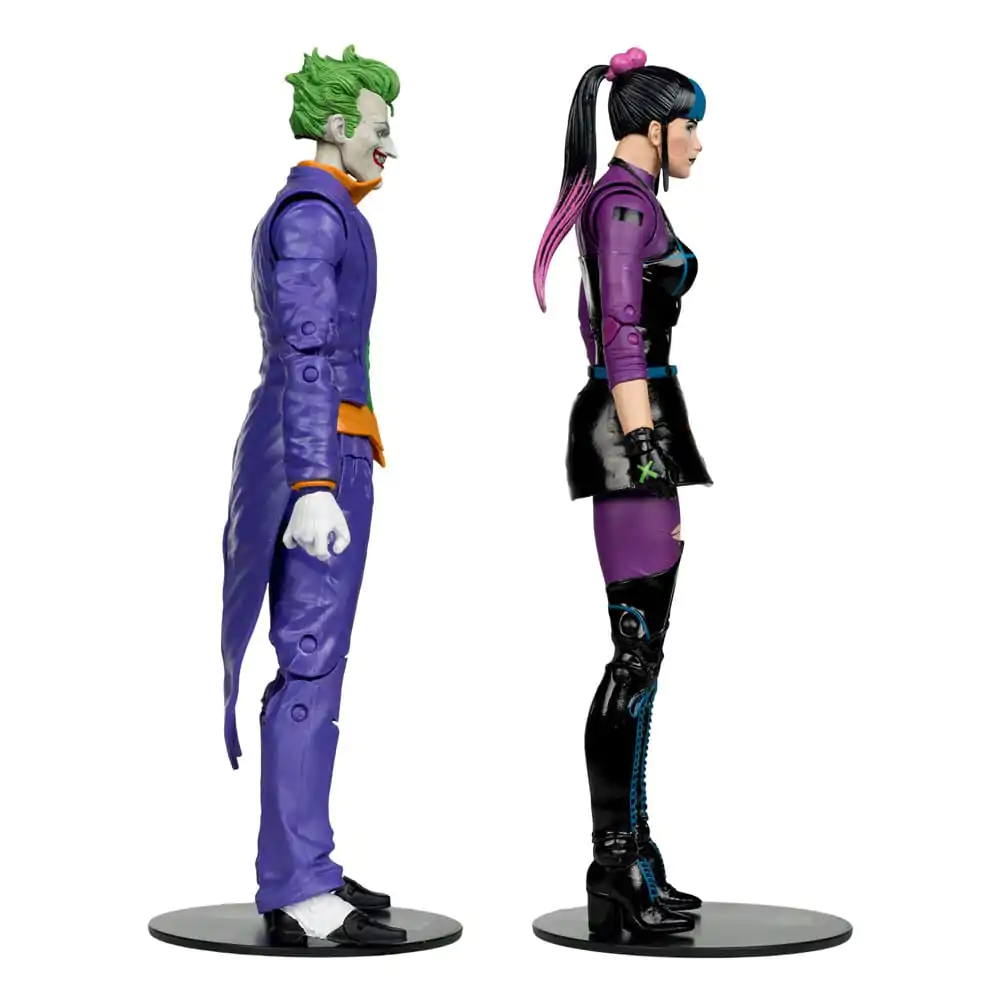 DC Multiverse Action Figures Pack of 2 The Joker & Punchline 18 cm termékfotó