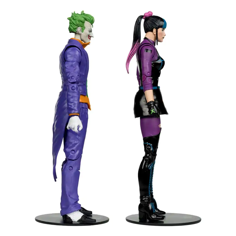 DC Multiverse Action Figures Pack of 2 The Joker & Punchline 18 cm product photo