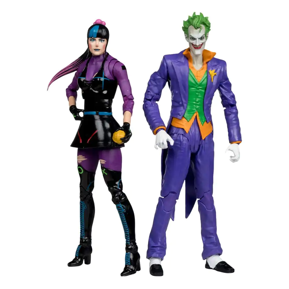 DC Multiverse Action Figures Pack of 2 The Joker & Punchline 18 cm product photo