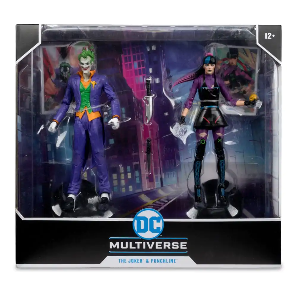 DC Multiverse Action Figures Pack of 2 The Joker & Punchline 18 cm termékfotó