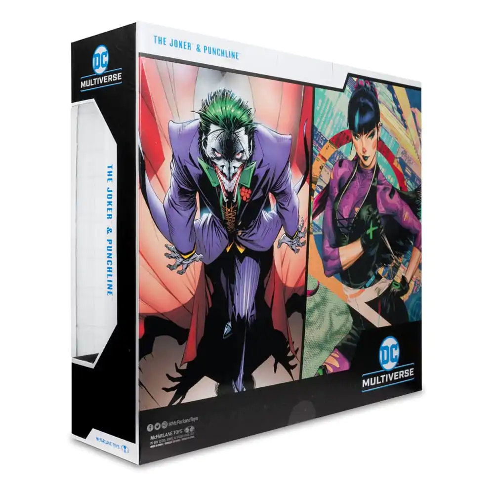 DC Multiverse Action Figures Pack of 2 The Joker & Punchline 18 cm product photo