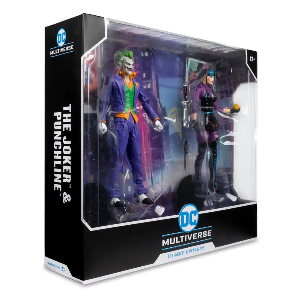 DC Multiverse Action Figures Pack of 2 The Joker & Punchline 18 cm product photo