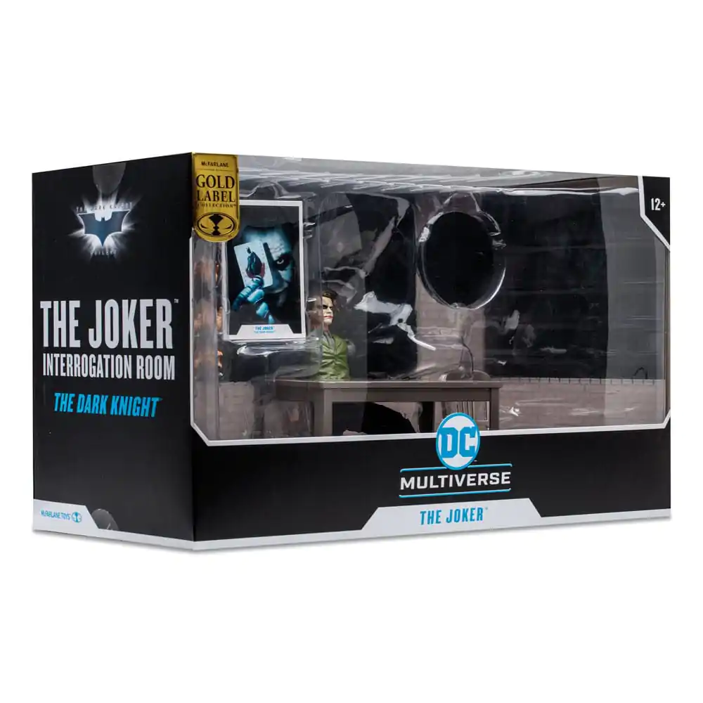 DC Multiverse Action Figure The Joker (Jail Cell Variant) (The Dark Knight) (Gold Label) 18 cm termékfotó